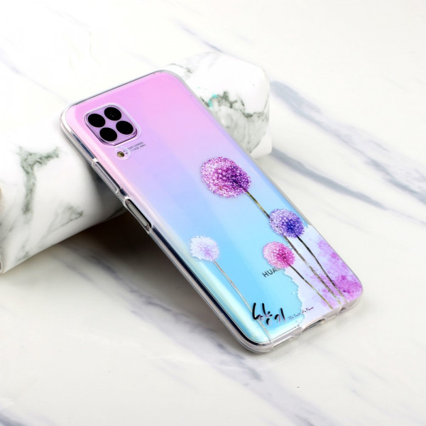 Obal Huawei P40 Lite - průhledný - Pampelišky - Módní Mobil