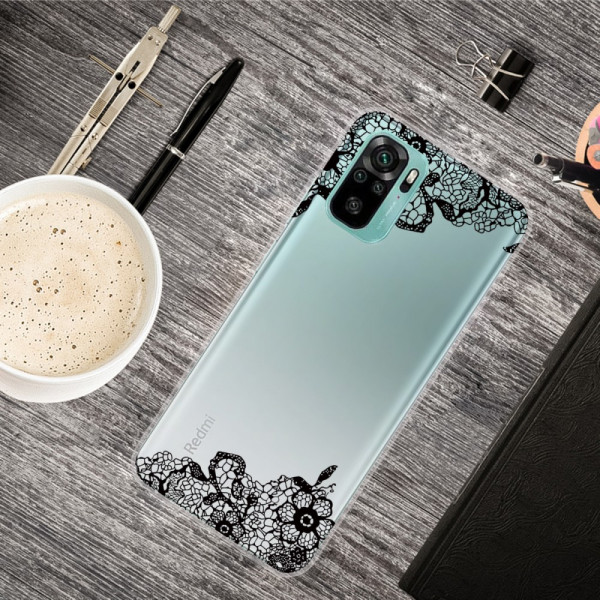 Obal Xiaomi Redmi Note 10 4g Note 10s Průhledný Květy Módní Mobil 7750